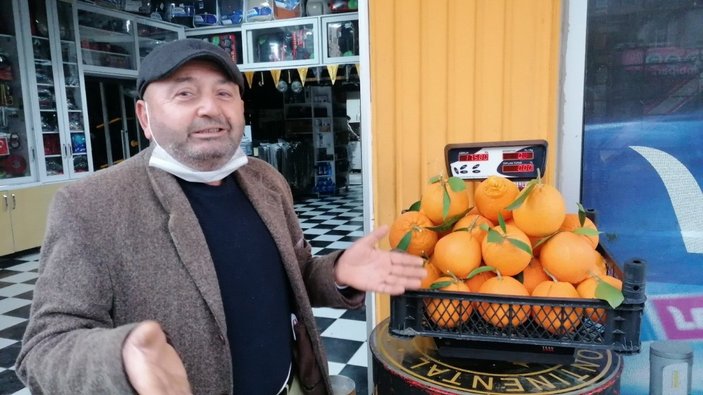 Bu portakalın tanesi 1 kilogram