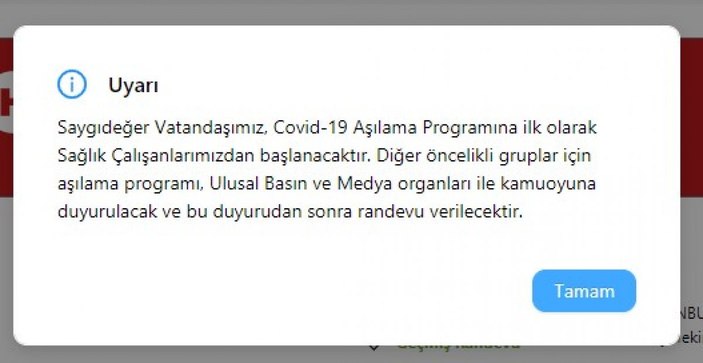 İstanbul'da sağlık çalışanları korona aşısı olmaya başladı