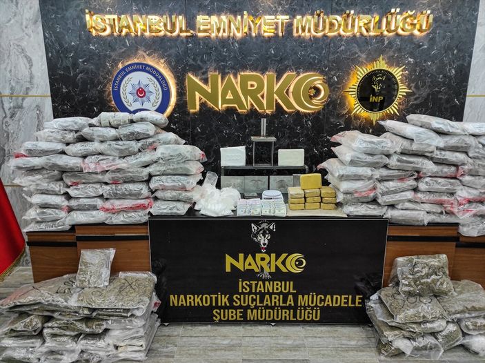 İstanbul'da 108 kilo uyuşturucu ele geçirildi