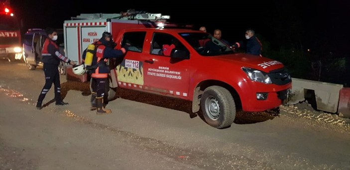 Mersin'de tünel inşaatında yangın: 8 işçi hastaneye kaldırıldı