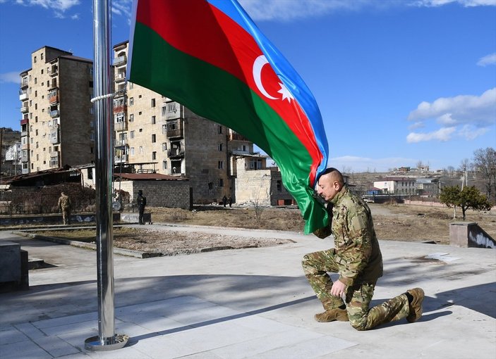 Azerbaycan Cumhurbaşkanı İlham Aliyev, Şuşa'yı ziyaret etti