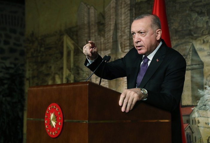 Cumhurbaşkanı Erdoğan, DEİK üyeleri ile bir araya geldi