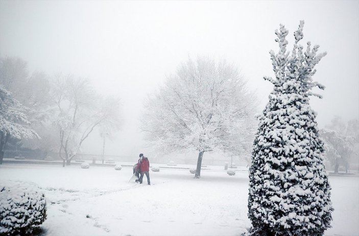 Kar etkisine giren Türkiye'de 5 günlük hava durumu