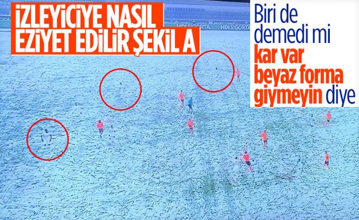 Yoğun kar altındaki maçta Başakşehir ve Sivasspor yenişemedi