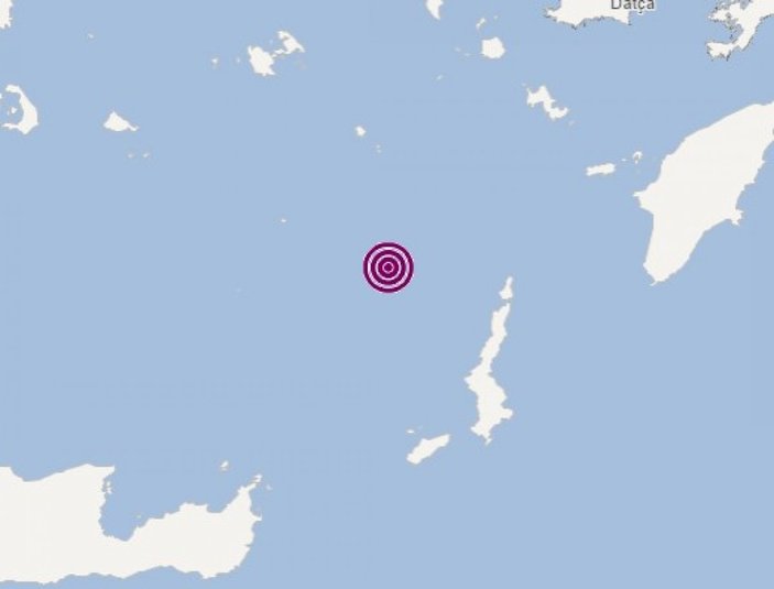 Ege Denizi'nde 4.0 büyüklüğünde deprem