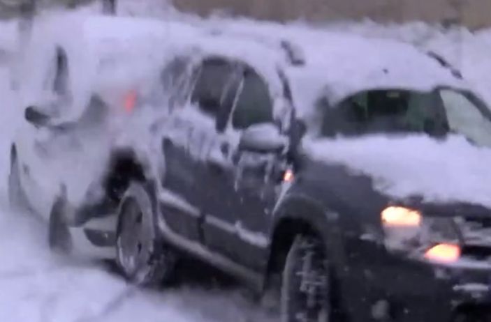 İstanbul'da kar yağışı sonrası trafik kazaları