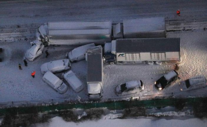 Japonya zincirleme kaza