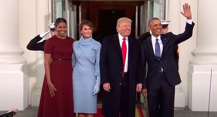 Melania Trump'ın Beyaz Saray'dan ayrılışı