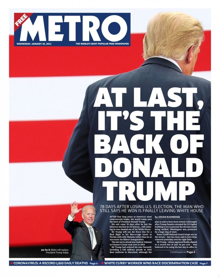 İngiliz basınında Donald Trump manşetleri