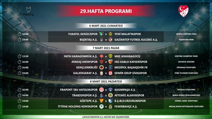 Süper Lig'de derbi tarihleri açıklandı