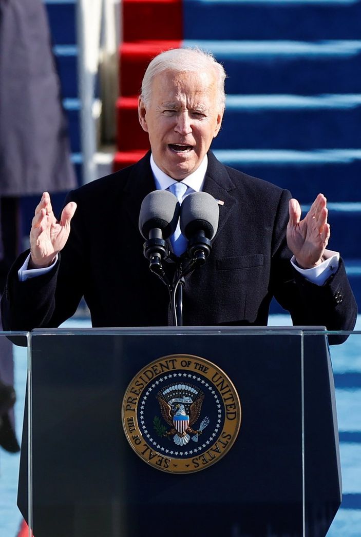 r Joe Biden yemin etti
