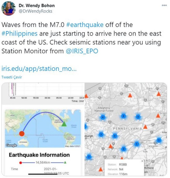 Endonezya'da 7.1 büyüklüğünde deprem