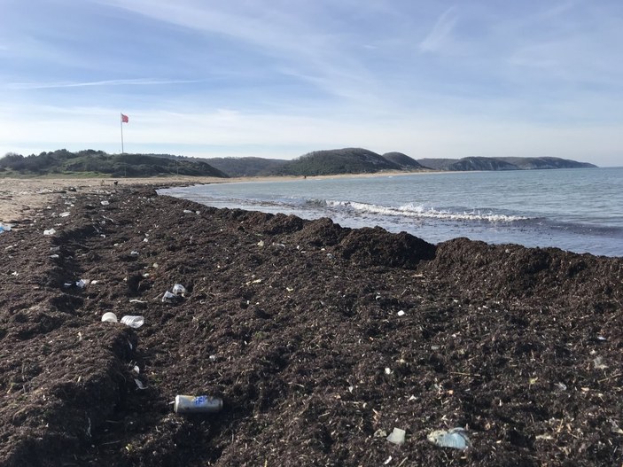 İstanbulluların akın ettiği sahil çöplüğü aratmadı