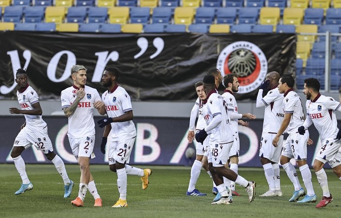 Trabzonspor deplasmanda Gençlerbirliği'ni mağlup etti