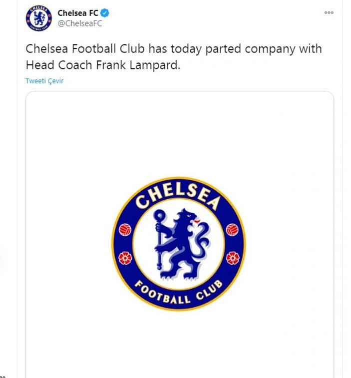 Chelsea, Frank Lampard ile yollarını ayırdı
