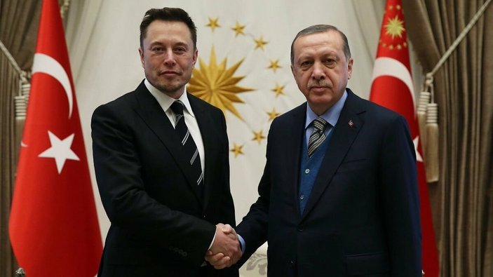 Cumhurbaşkanı Erdoğan, Elon Musk'la görüştü