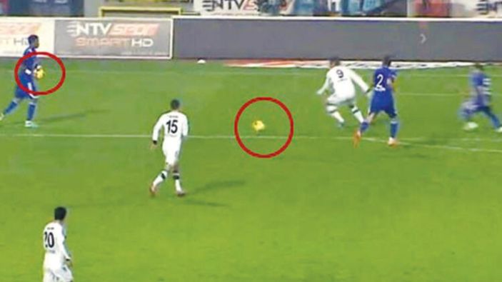 Pazarspor-Eyüpspor maçında verilen ilginç penaltı