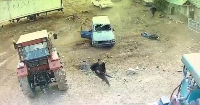Mardin’de akrabaların kavgası kamerada