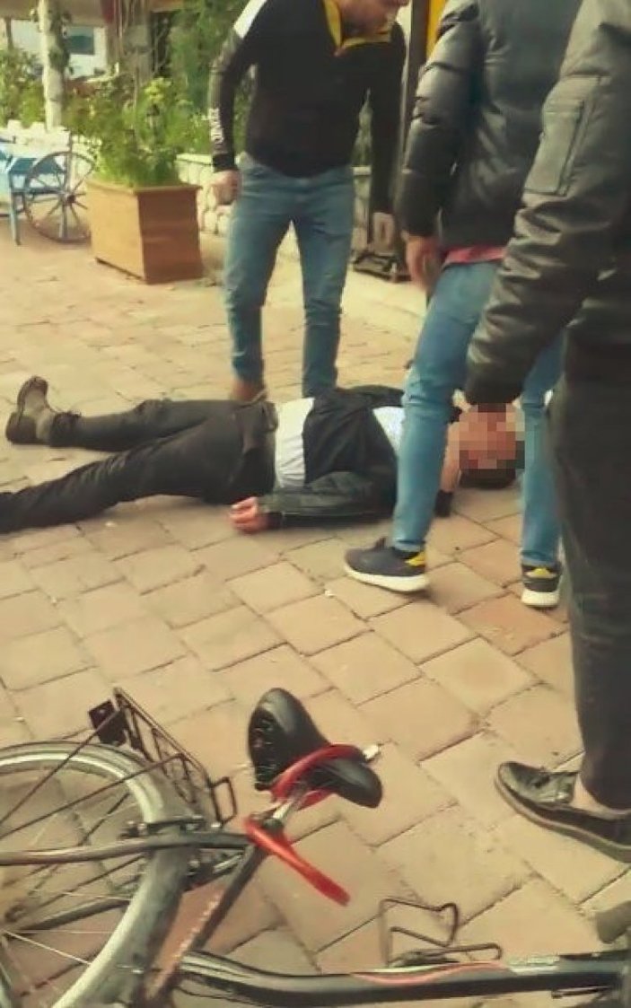 Antalya'da meydan dayağı yiyen bisikletli taciz zanlısı tutuklandı