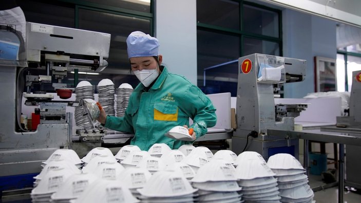 Çin, geçen yıl 220 milyardan fazla yüz maskesi ihraç etti