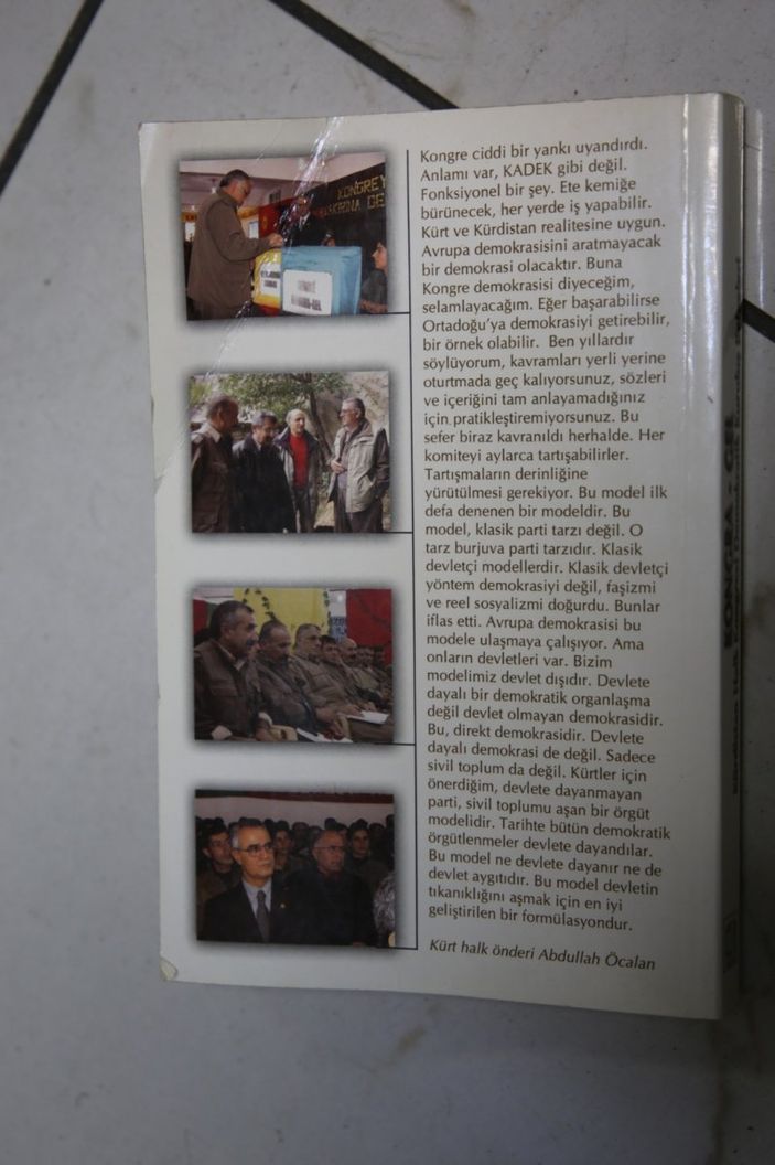 i LGBT Kulüp Odası'nda PKK materyalleri