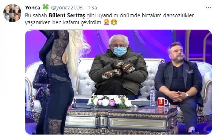 İbo Show’da oryantal Didem’i izlemeyen Bülent Serttaş ile ilgili güldüren paylaşımlar