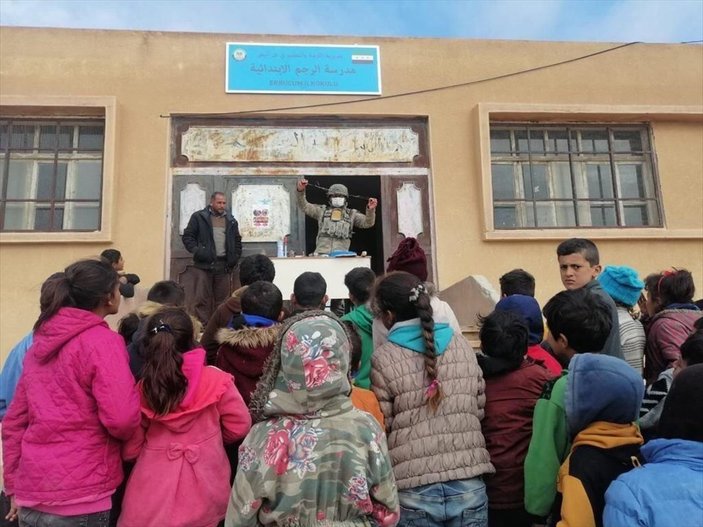 Barış Pınarı bölgesinde mayın ve EYP eğitimi sürüyor