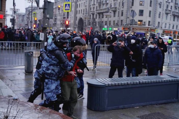 Rusya’da Navalnıy protestolarına katılanlar gözaltına alınacak