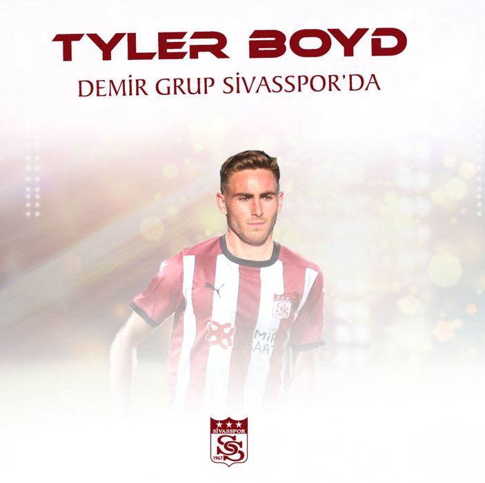 Tyler Boyd resmen Sivasspor'da