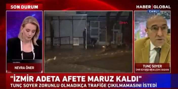 Tunç Soyer: Bütün derelerimiz taştı