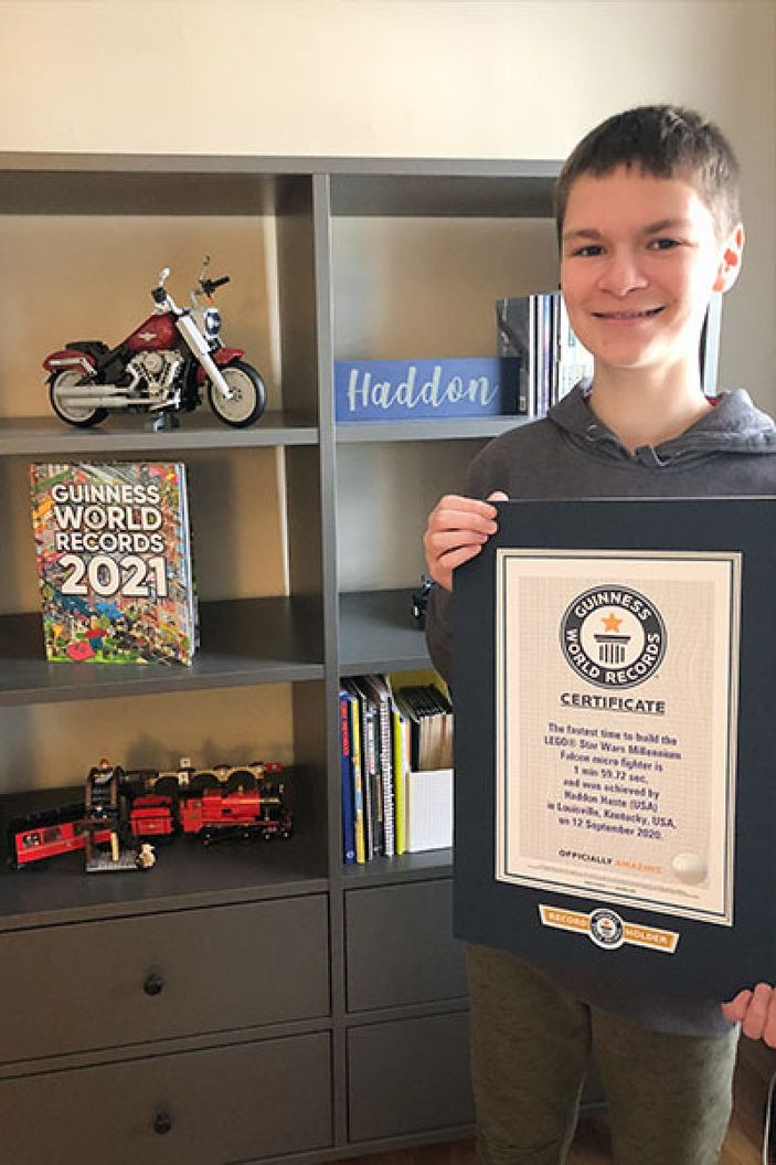 ABD’de 12 yaşındaki çocuk en hızlı Lego rekorunu kırdı