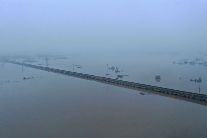 a Ergene Nehri'nde turuncu alarm