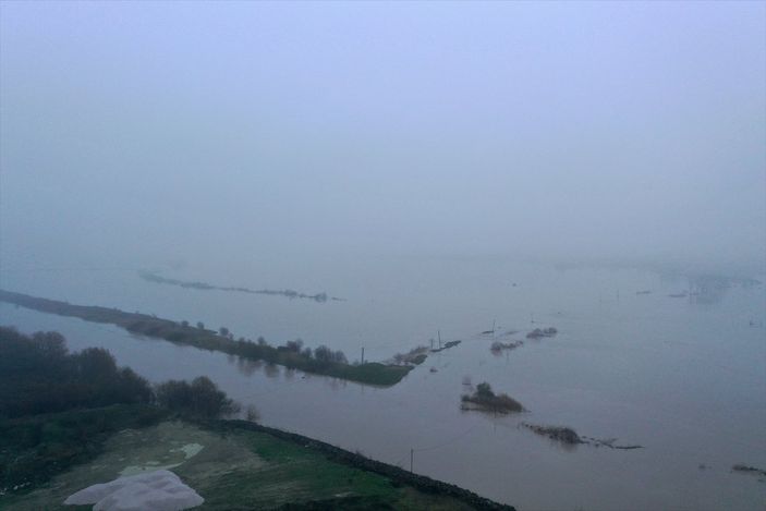 a Ergene Nehri'nde turuncu alarm