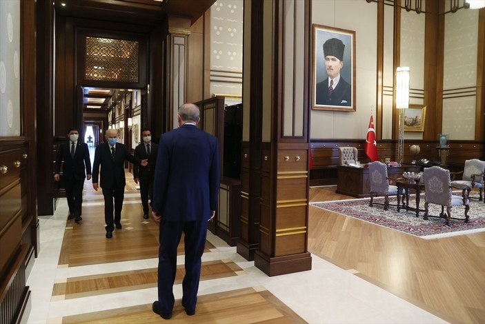 Beştepe'de Cumhurbaşkanı Erdoğan-Bahçeli görüşmesi