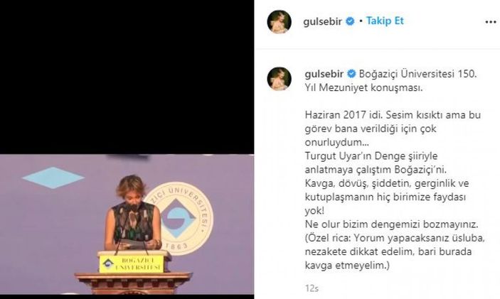 Gülse Birsel’den Boğaziçi paylaşımı! Gülse Birsel kimdir?
