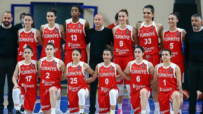 A Milli Kadın Basketbol Takımı, Avrupa'da 2.'liği garantiledi