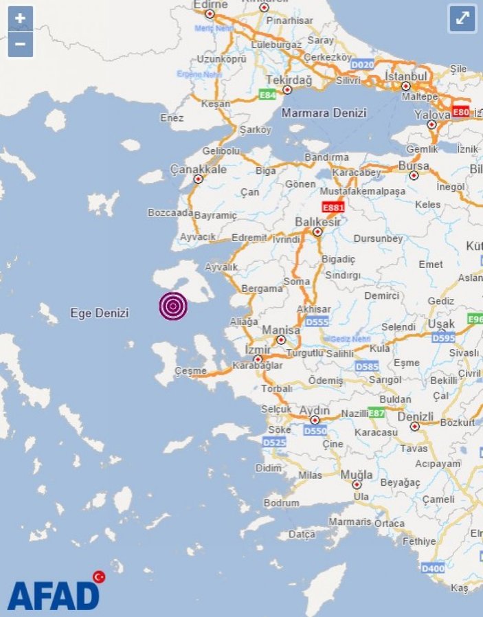 İzmir’de 4.1 büyüklüğünde deprem
