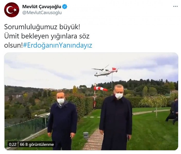 Cumhurbaşkanı Erdoğan'a destek tweet'leri 2 milyonu aştı
