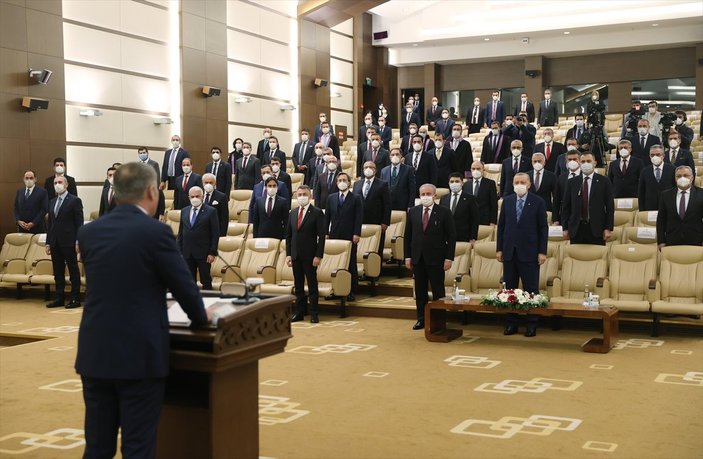 Cumhurbaşkanı Erdoğan, İrfan Fidan'ın yemin törenine katıldı
