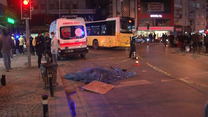 i Ümraniye'de yolun karşısına geçmek isteyen engelli öldü