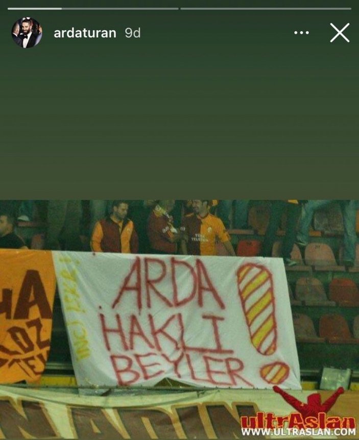 2 maç ceza alan Arda Turan'dan göndermeli paylaşım