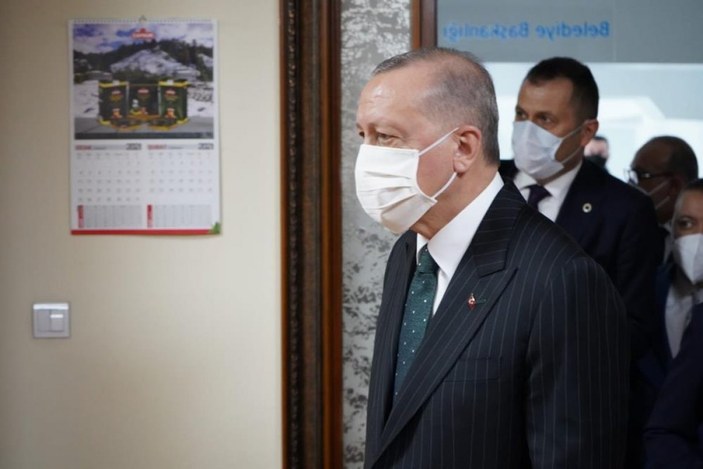 Cumhurbaşkanı Erdoğan, memleketi Rize'de