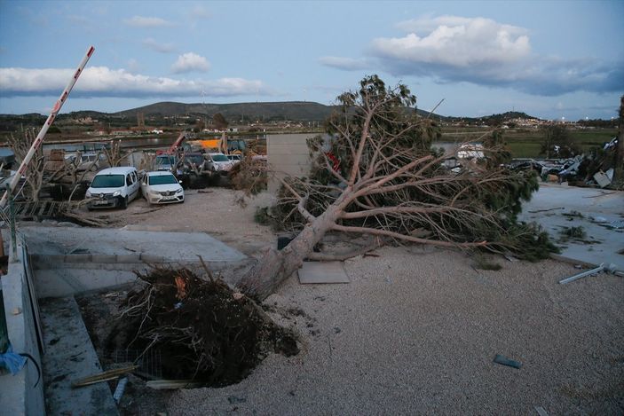 İzmir'de hortumun verdiği hasar gün aydınlanınca ortaya çıktı