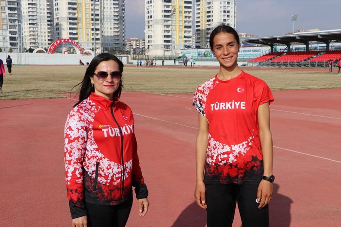 a Gaziantepli genç atlet, babasına verdiği sözü tutarak rekor kırdı