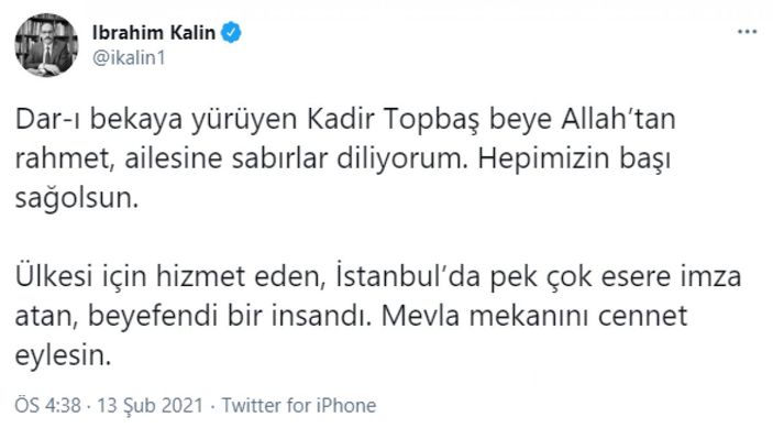 Fahrettin Koca: Fedakar Kadir ağabeyimiz Hakk'a yürüdü