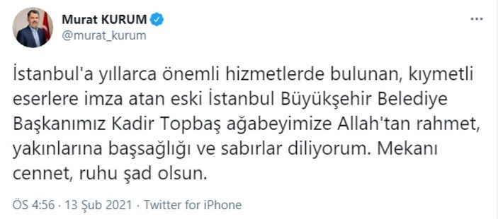 Fahrettin Koca: Fedakar Kadir ağabeyimiz Hakk'a yürüdü
