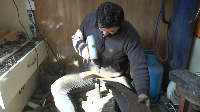 Gaziantep'te dev ibrikler el işçiliği ile üretiliyor