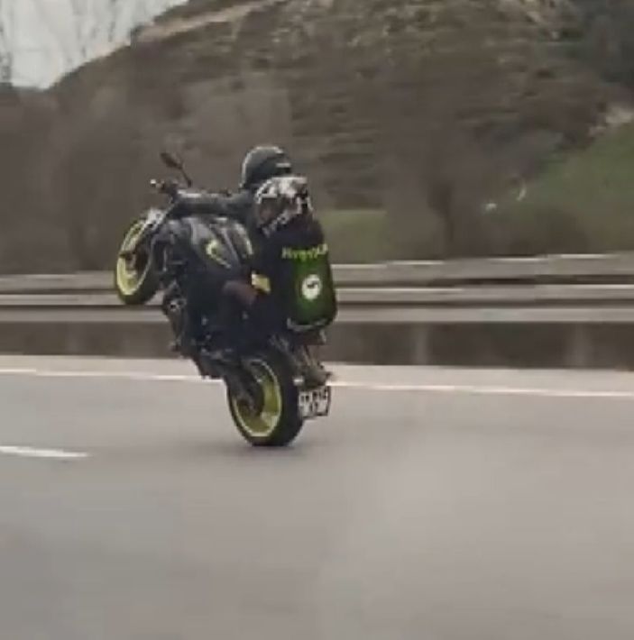 d Bursa’da tek tekerli magandaya ceza