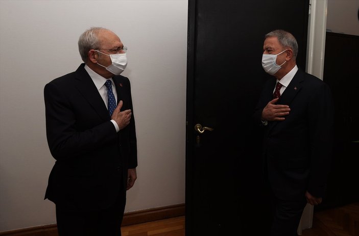 Hulusi Akar ve Süleyman Soylu, Kemal Kılıçdaroğlu'nu ziyaret etti