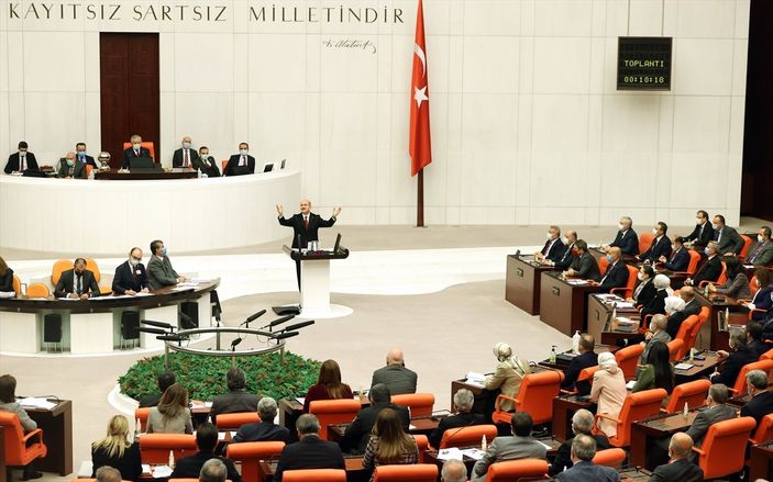 a Süleyman Soylu'dan Meclis'te Gara bilgilendirmesi